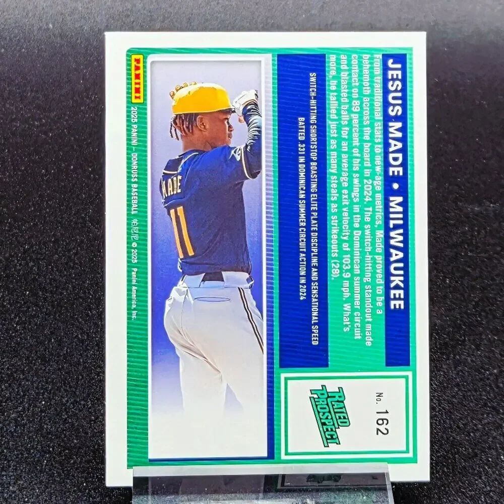 2025 Jesus Made Prizmatic Rockets RC's Milwaukee Brewers Top Prospect - Picture 3 of 5